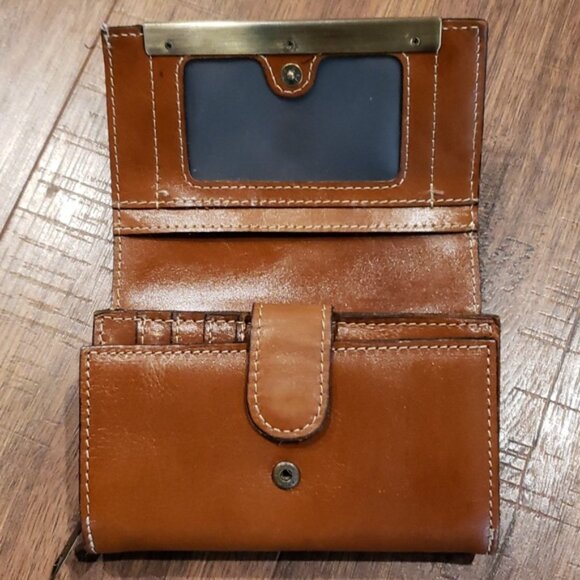 Patricia Nash Embossed Cametti Leather Trifold Wallet - Picture 4 of 11